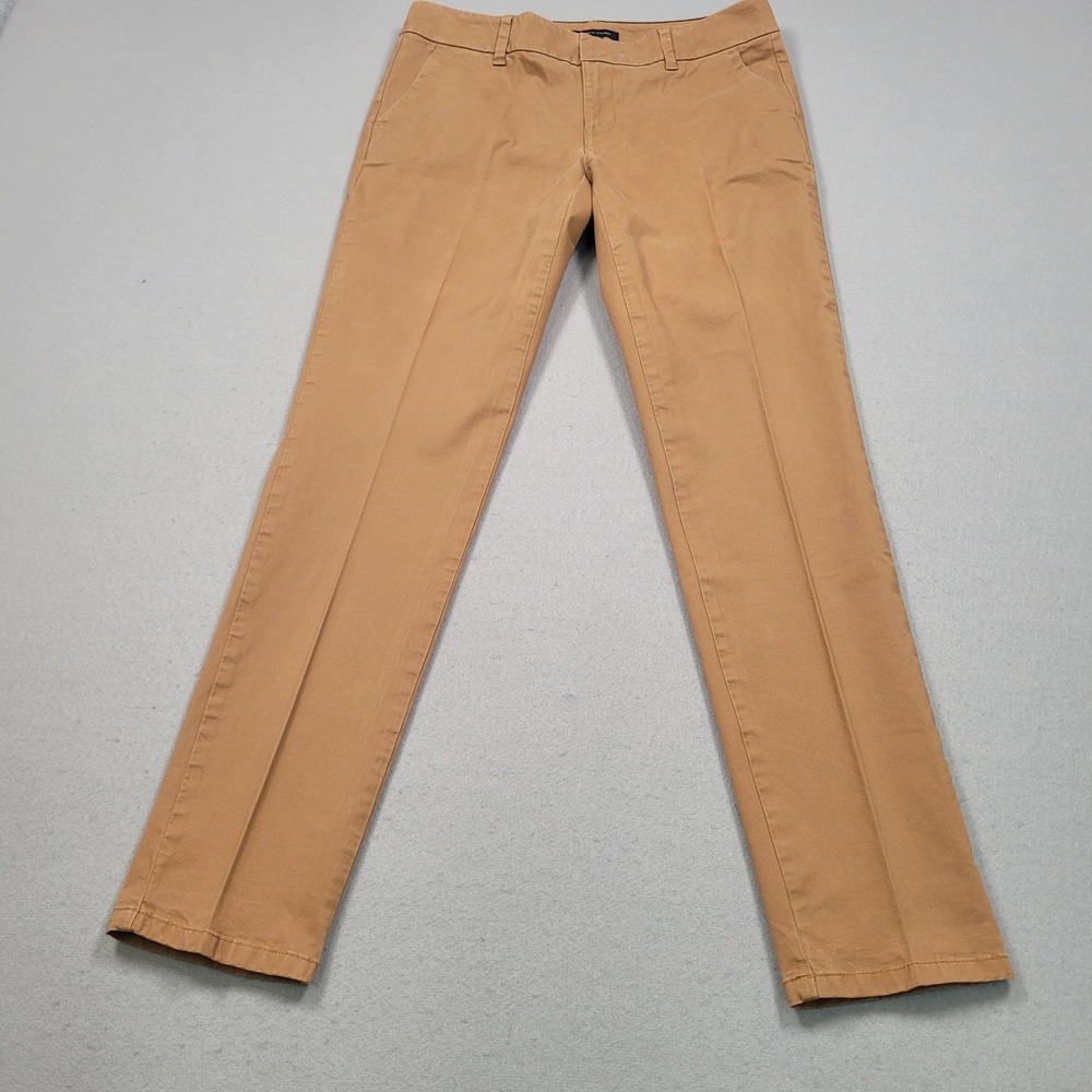 Tommy Hilfiger Hampton Stretch Slim Chino Pants Brown Tan Khaki Size 4